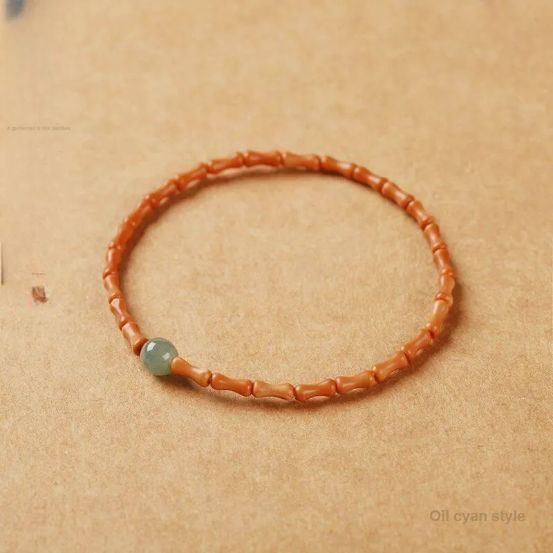 JIUHUASHAN Olive Pit Bracelets Unisex-6