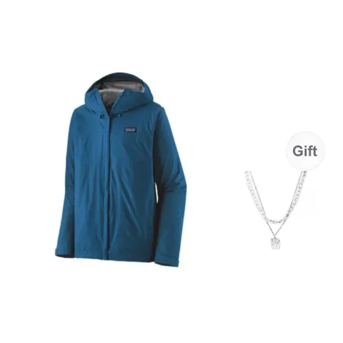 Patagonia Torrentshell 3L Windbreaker Jackets Unisex Endless Blue+Comes With Necklace