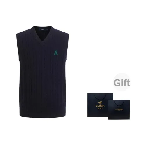 LONDA 1958 Топ без рукавов Мужской Темно-синий