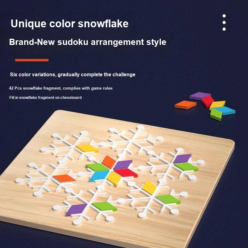 Burn Your Brain Радужный Снежинка Когнитивные Тренировки Развивающие Игрушки