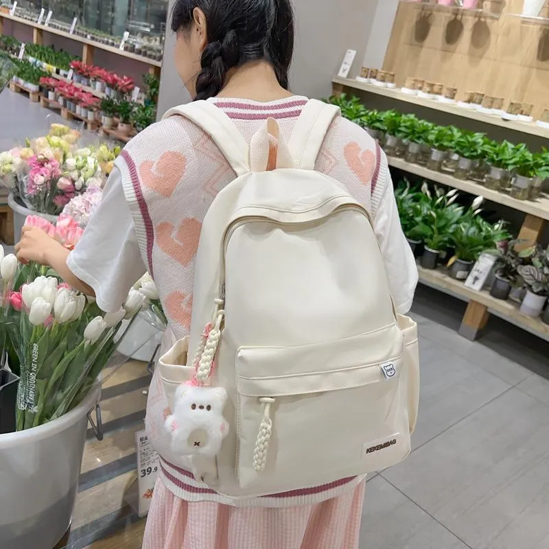 GEERDUN Nylon Backpack Unisex Multicolor-7