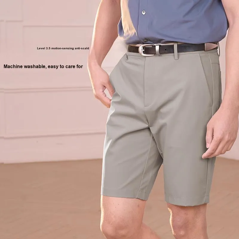 DEGRE ZERO Casual Shorts Men Light Khaki-2
