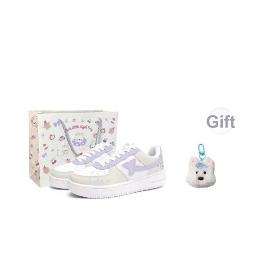 XTEP Air Force One Износостойкие и Легкие Низкие Кроссовки для Скейтбординга Женские