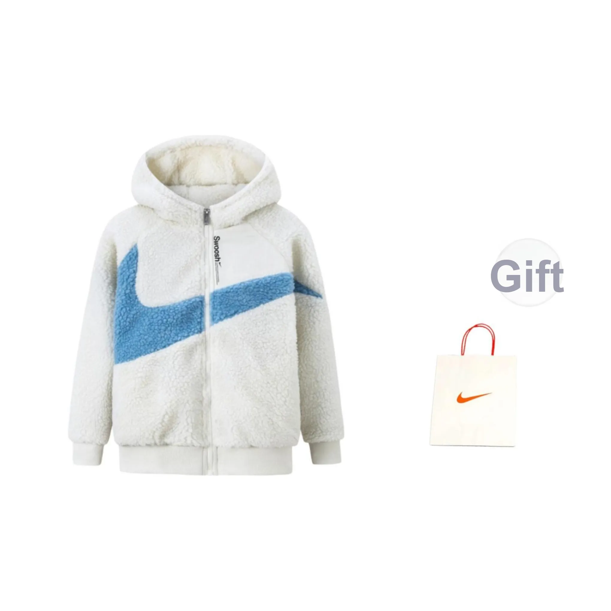 nike Куртки Пальто Хлопок Конфетный Подростки