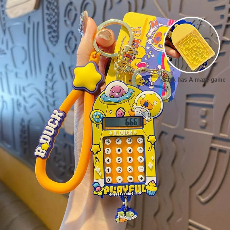 Baimao PVC+ Hardware Keychains Unisex-3