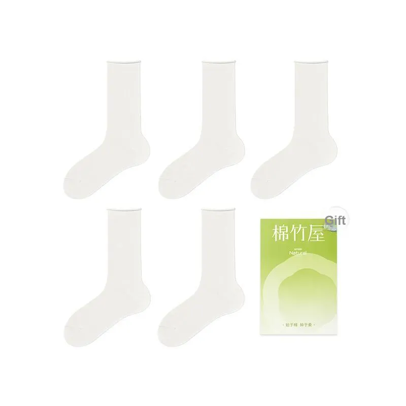 B&C.Room Mid Calf Socks Women's 5 Pack-4
