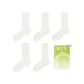 5 Pack (White+White+White+White+White)