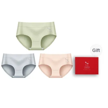 RED DRAGONFLY Cotton Panties Women's 3 Pack Gift Box Set