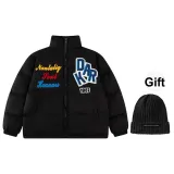 Black Embroidered Cap
