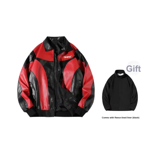 CSKS Унисекс Кожаные Куртки