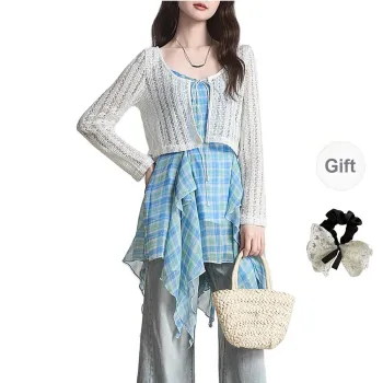 PAVEA Two Piece Skirt Sets Women's