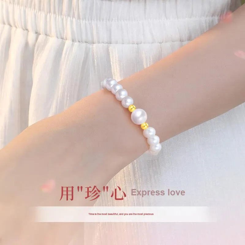 ALLOVE Pearl Bracelets Women's-4