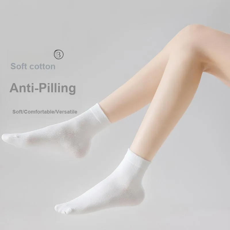 XIA.WA.ZHI.XIU Mid Calf Socks Women's Box 5 Pack-36