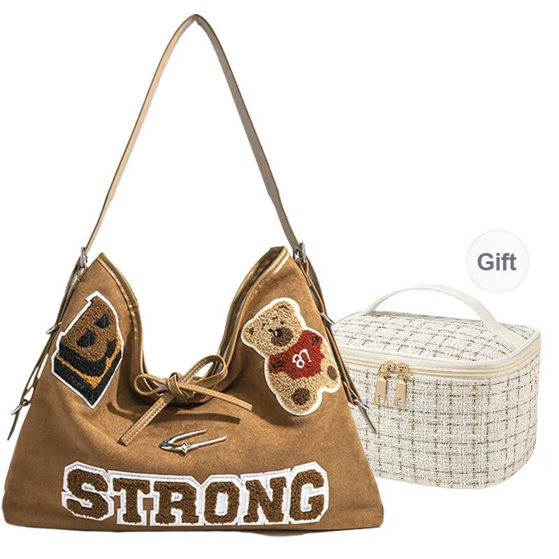 NATTY PU Portable Crossbody Bag Shoulder Bag Women's Coffee/Brown/Black-2