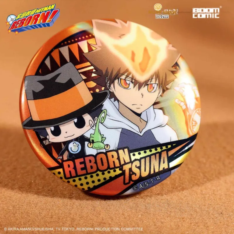 BOOM COMIC x MUSE Family Tutor HITMAN REBORN! Future Collection, Badge Badges-1