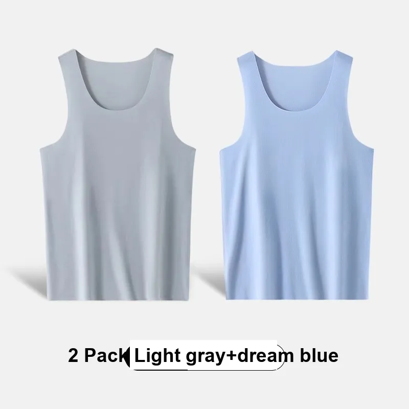 H YXIANG Tank Top Men's Combo Set-19