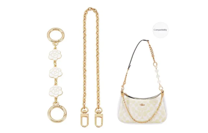 GUYI Metal Bag Accessory Bag Strap Women's Gold Tone-24