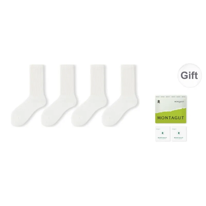 Montagut Mid Calf Socks Unisex 4 Pack-14