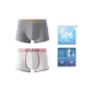 White+Light Gray (Box 2 Pack)