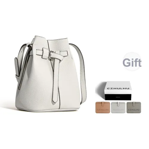 Cthulhu Сумка через плечо из натуральной коровьей кожи с шнурком ведрообразной сумка средний размер женский синий черный экрю