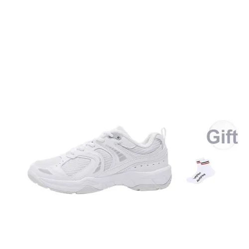 KUMPOO Cloud Motion противоскользящая и дышащая обувь для бадминтона унисекс белая светло-серая