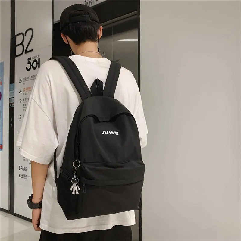 KAMLUI Nylon Backpack Laptop Bag Regular Unisex Multicolor-7