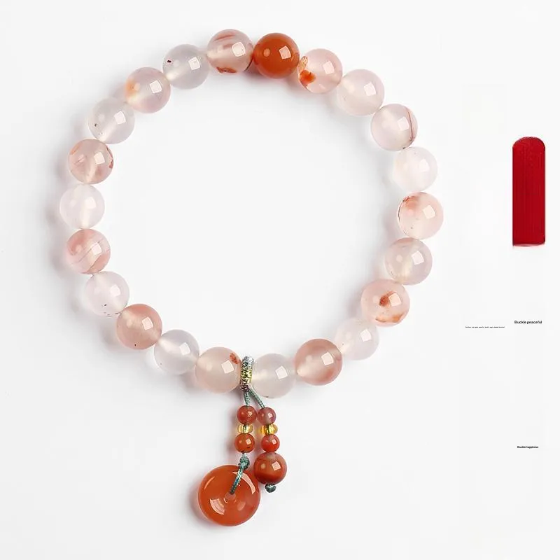 Phoenisess Southern Red Agate Bracelets Unisex-1