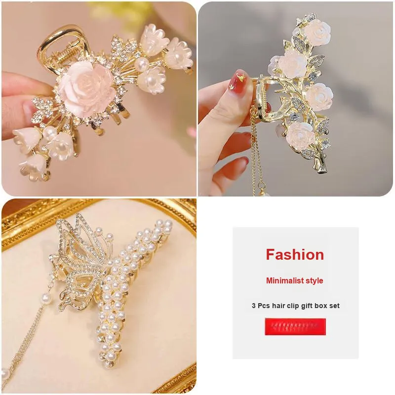 Enchanting Cat Alloy Hair Clips Women's-4