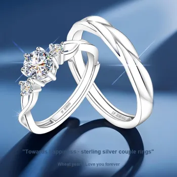 EAST BEAUTY 999 Fine Silver Rings Unisex