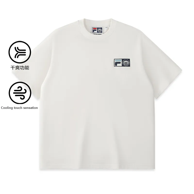 FILA FUSION T Shirt Unisex Cloud White WT-1