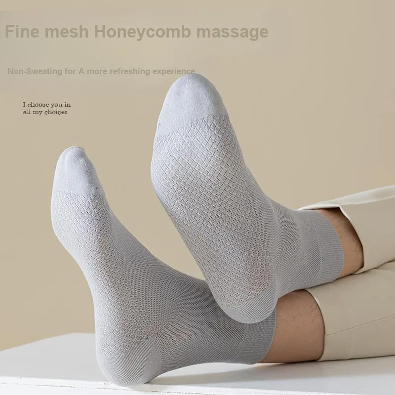 Lan Miao Mid Calf Socks Men's 5 Pack-6