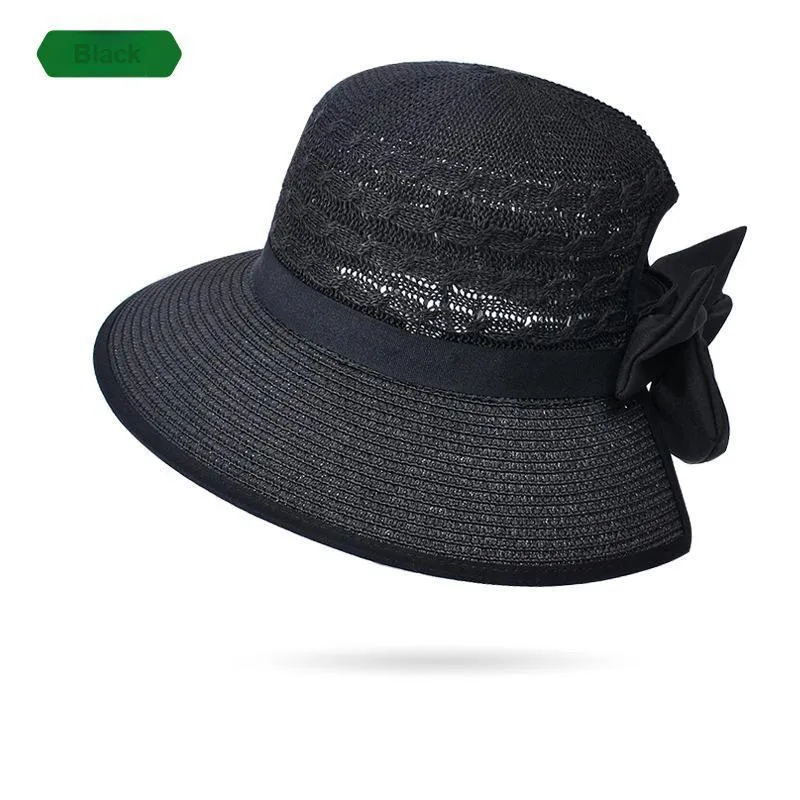 Mulinsen Straw Woven Bucket Hats Unisex Multicolor-5