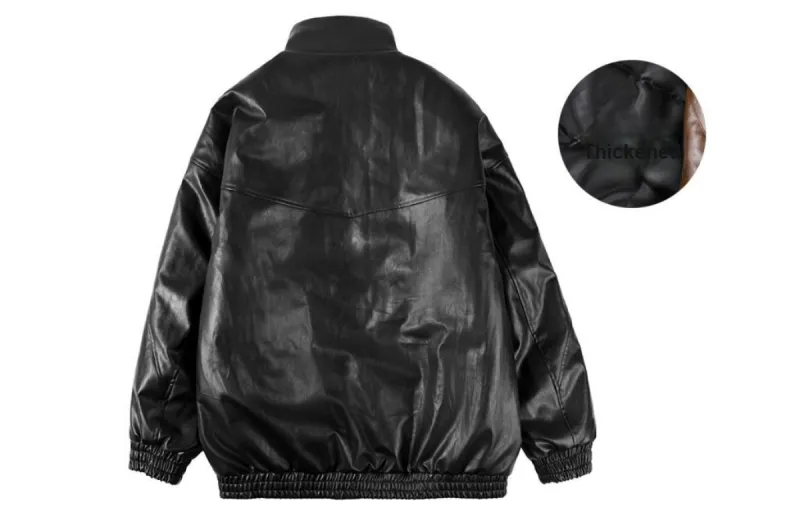 ICH MODE Leather Jackets Unisex-11