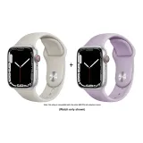 Apple Silicone Strap-Starlight * Elegant Purple
