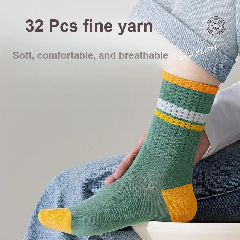 MIIOW Mid-Calf Socks Men's 5 Pack-1