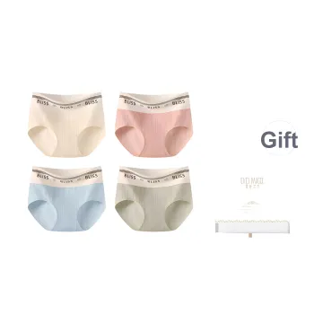 XIA.WA.ZHI.XIU Underpants Women's Box 4 Pack