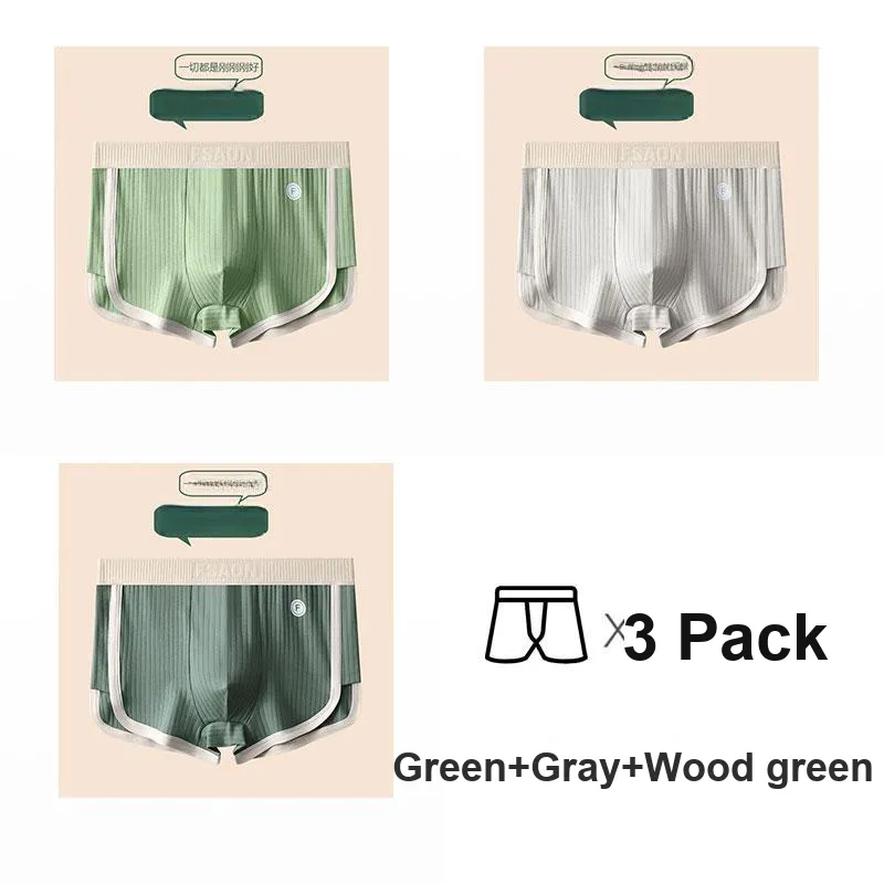 Cotton Gene Underpants Men's 3 Pack-1