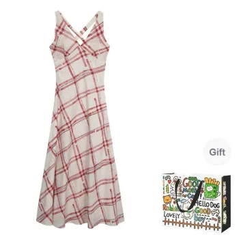 OURUOKE Sleeveless Dress Women's
