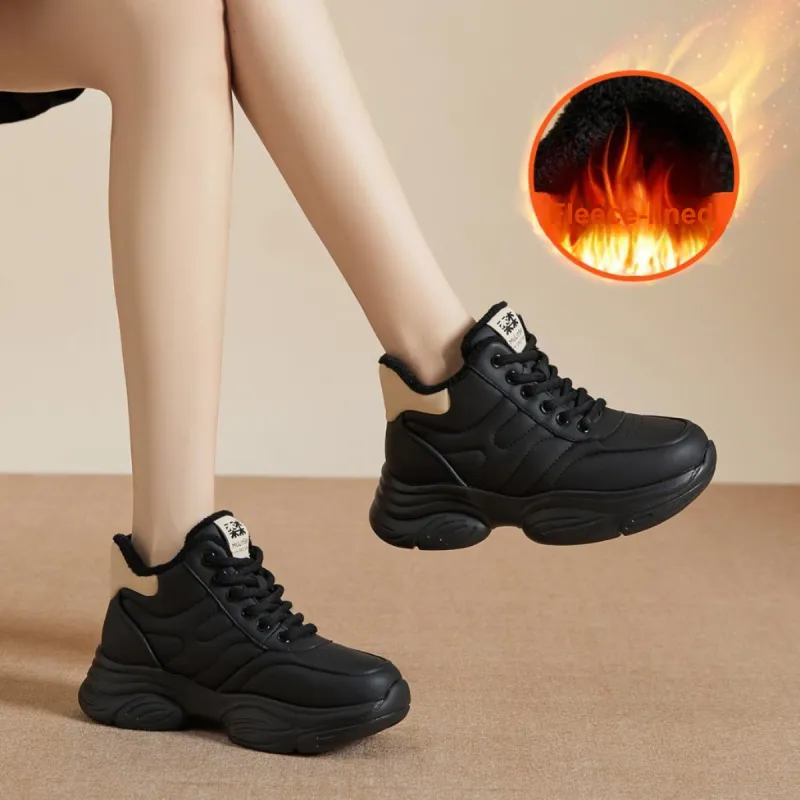 Mulinsen Warm Low Top Chunky Sneakers Women's-5