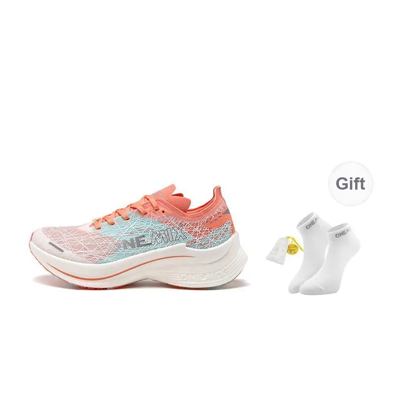ONEMIX Chasing Light Running Shoes Unisex Heon Red-5