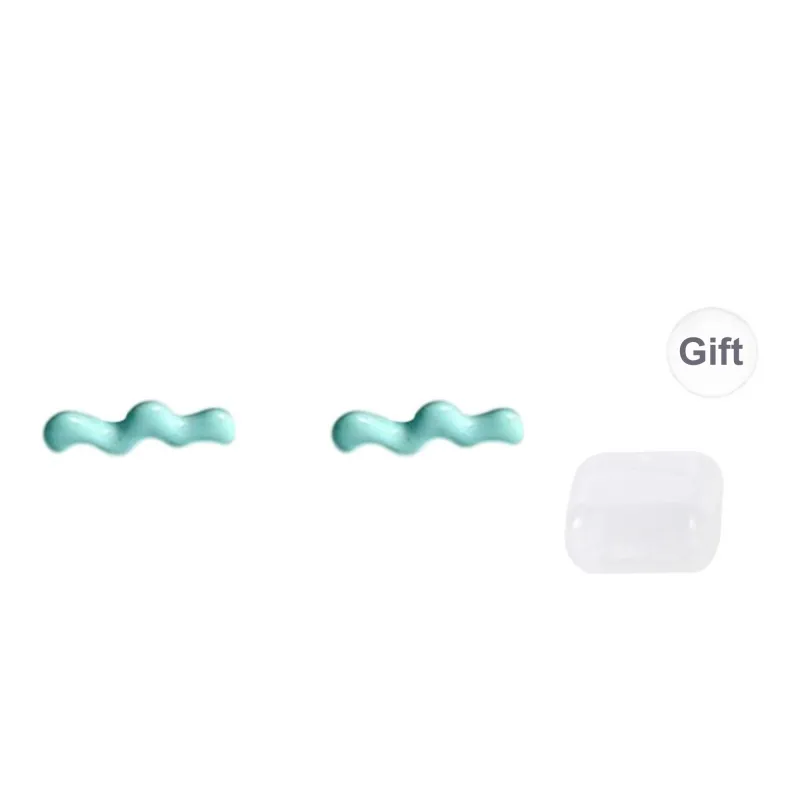 Shiban Ceramic Stud Earrings Women's-4