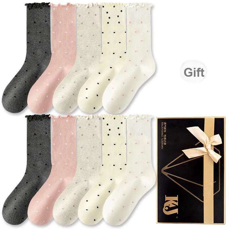 KJ Mid Calf Socks Women's Box 10 Pack-1