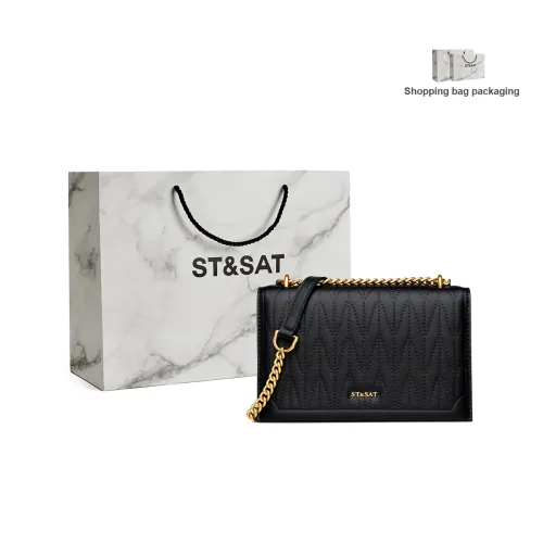 ST&SAT Cow Split Leather Bonded Synthetic Leather Advanced Conductive Crossbody Bag Shoulder Bag Women's Multicolor