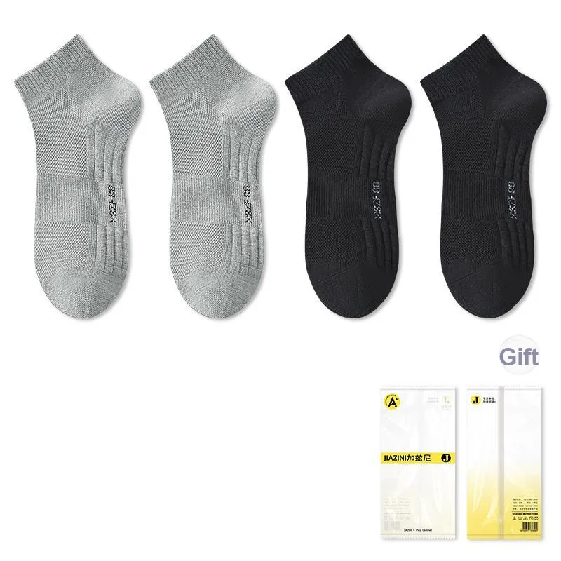 JIAZINI Ankle Socks Men's 4 Pack-12