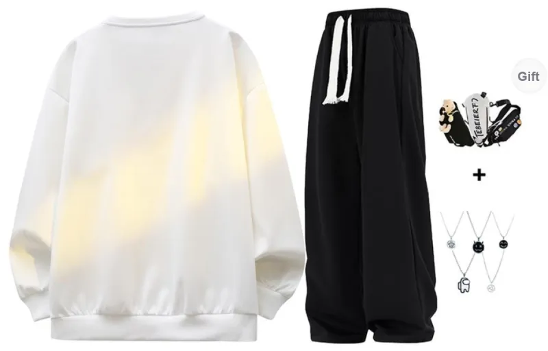 LIGHTNING BEAR Sweatshirt Set Unisex-3