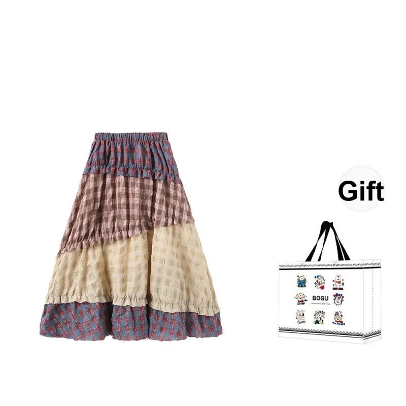 BDGU Casual Long Skirt Women's Multicolor-0