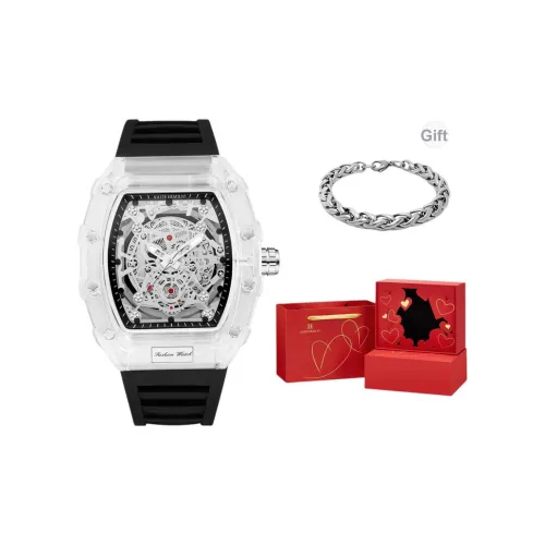 Katie Ermilio Наручные часы Кварцевый механизм Черный циферблат Унисекс