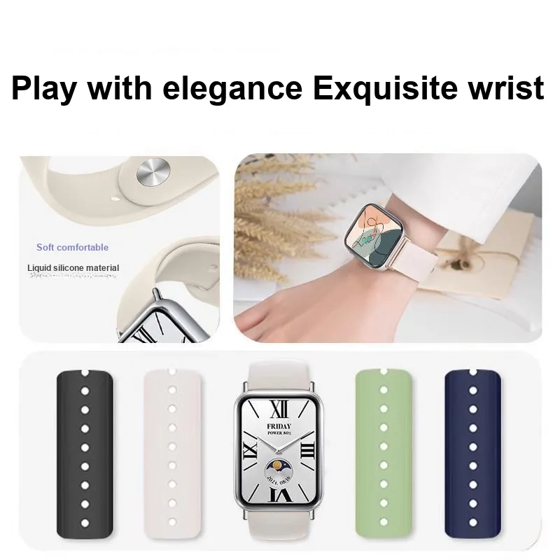 APEPALOG Xiaomi Compatibility Watch Band 135 210MM Silicone Material-2