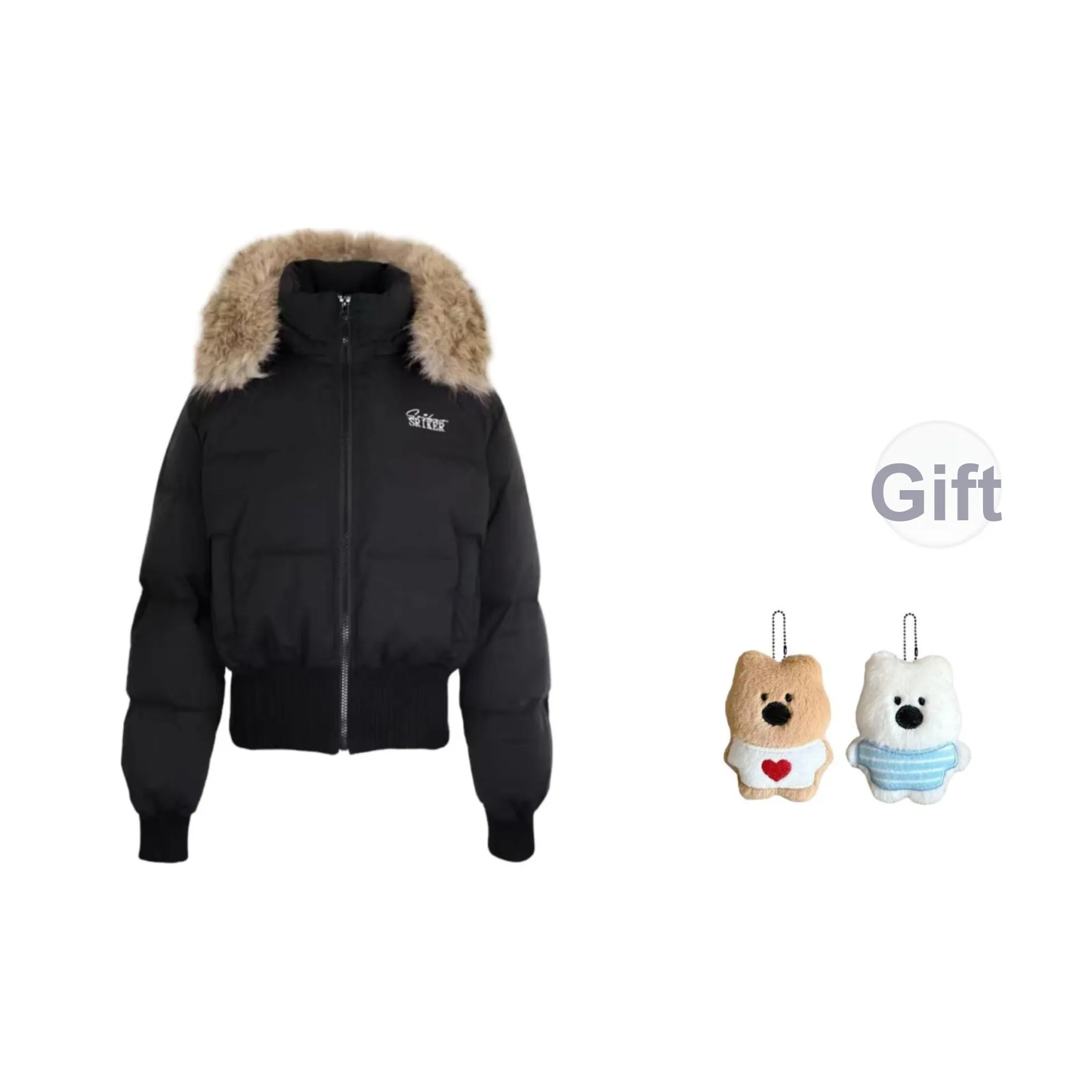 GHPC Черный Женский Пуховик