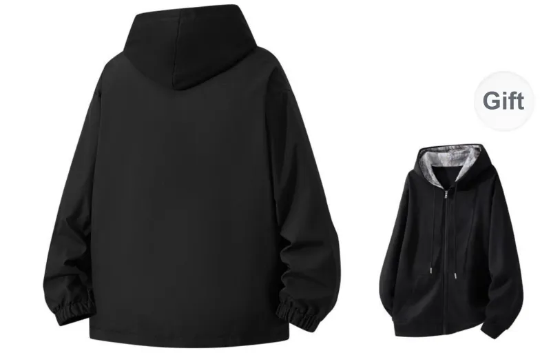 RAINCOME Jackets Coats Unisex Blue-7